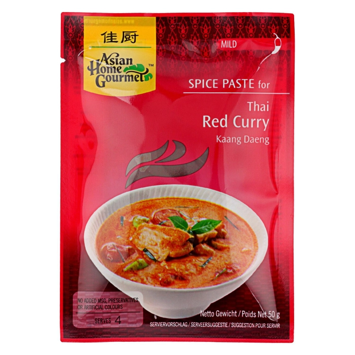 AHG piros curry fűszerpaszta enyhén csípős 50g