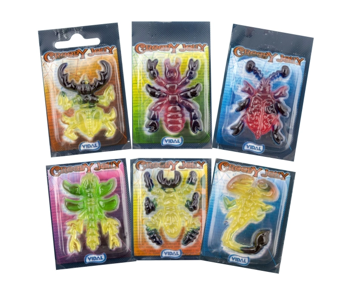 Creepy Jelly rovar zselé cukorka 11g/66db