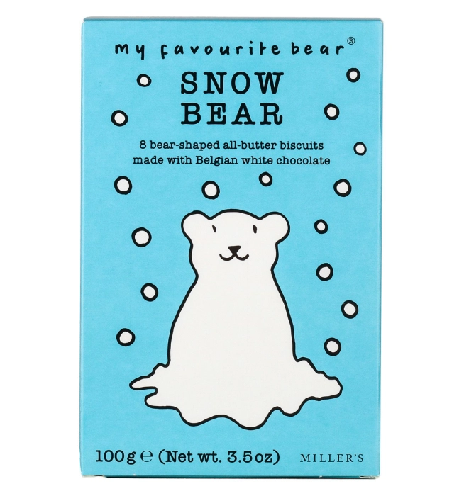Artisan Biscuit Snow Bear fehércsokis keksz 100g