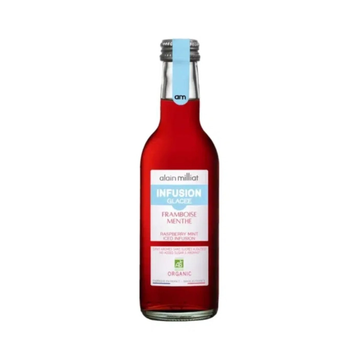Alain Milliat Infusion Glacee alma-málna-menta bio gyümölcsital 0,25l