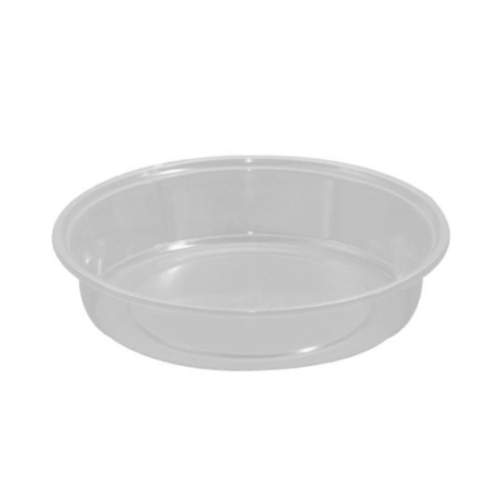 Műanyag natúr kerektál/ salátástál 250ml mikrózható 50db/csomag PP
