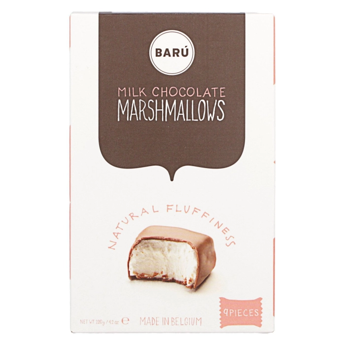 Barú tejcsokoládés mashmallow 120g