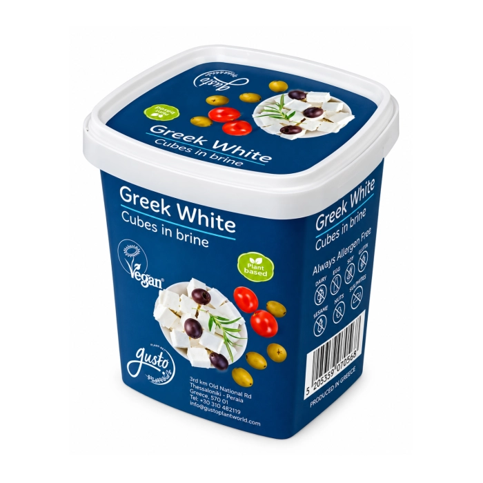 Gusto vegán krémfehér kockák 200g