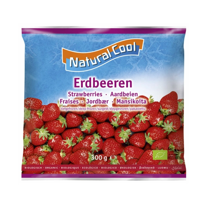 Natural Cool Bio fagyasztott eper 300g