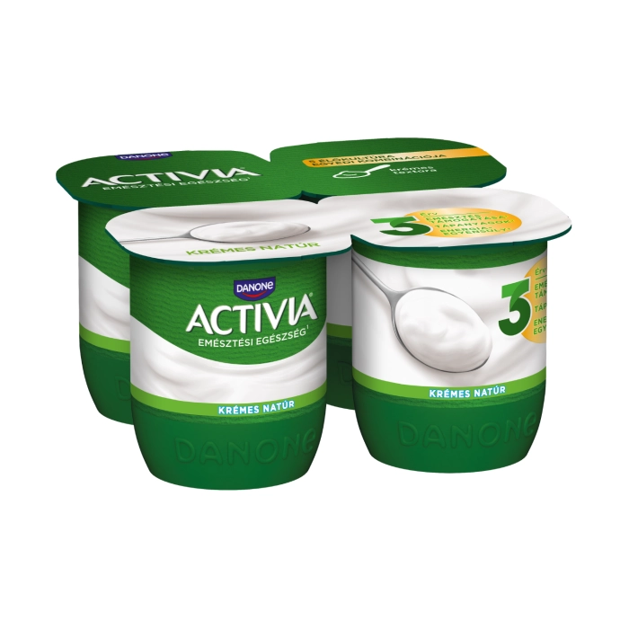 Activia natúr krémes multipack joghurt 4*125g
