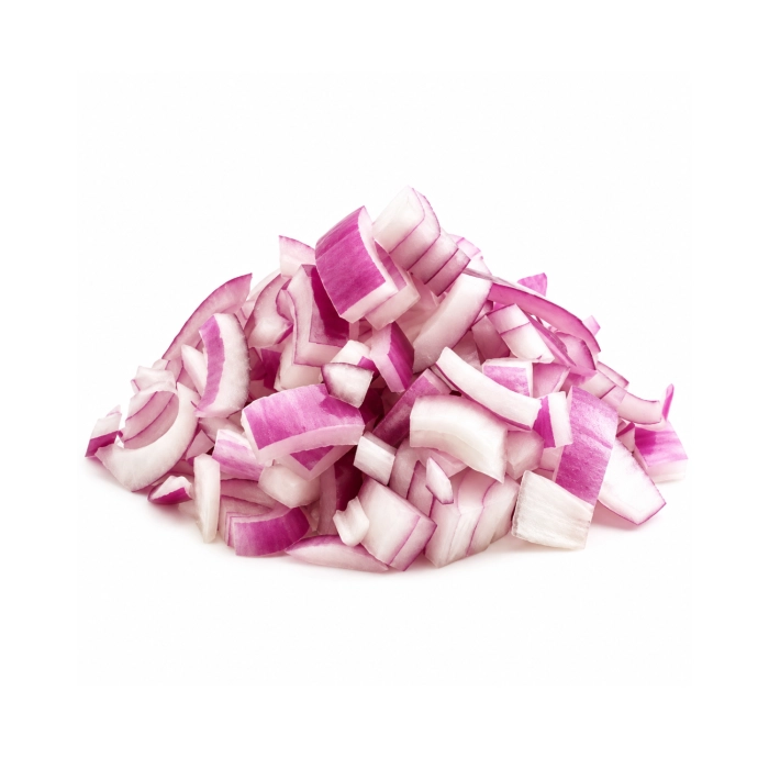 Lilahagyma kocka tisztított 2kg