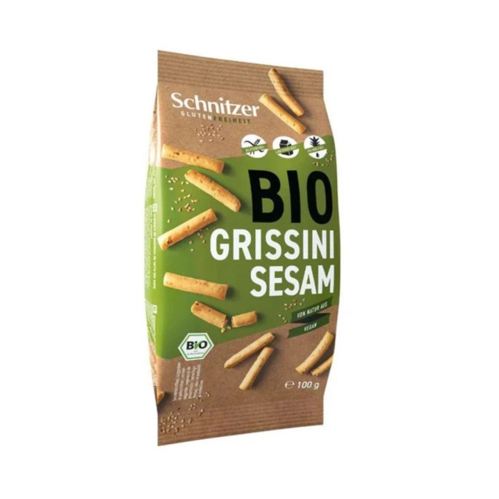 Schnitzer bio grissini szezámos, gluténmentes 100g