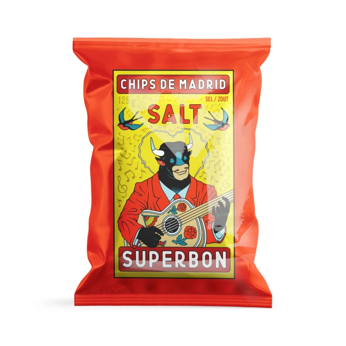Superbon Chips de Madrid sós burgonyachips 125g