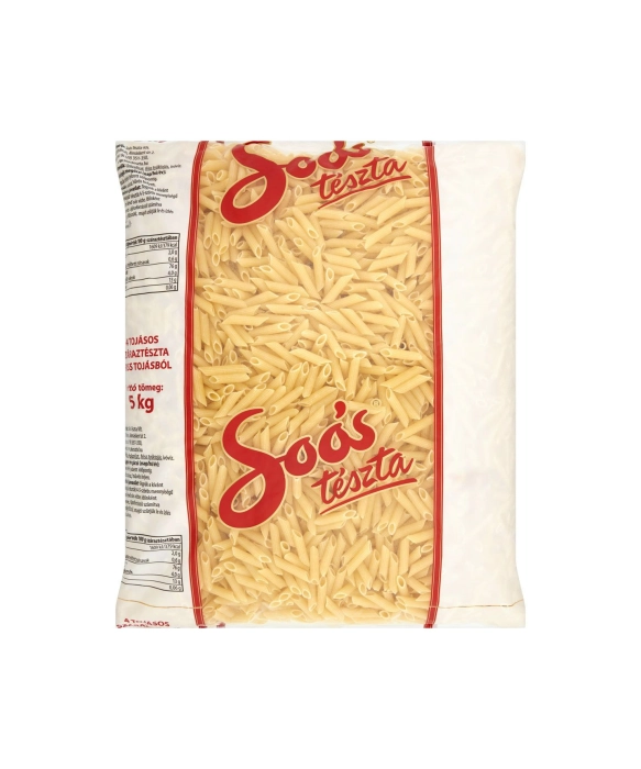 Soós 4 tojásos penne tészta 5kg