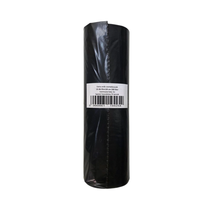 Szemeteszsák extra 200l/10db PE 30µ