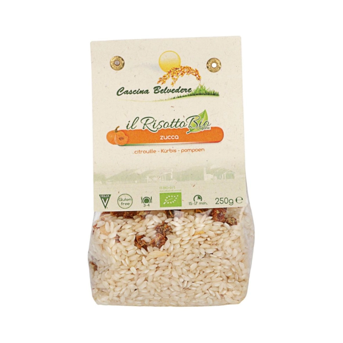 Cascina Belvedere rizottó rizs sütőtökkel 250g