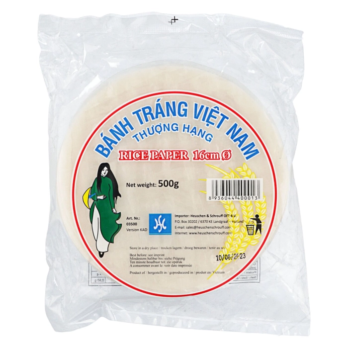 Báhn Tráng Viet Nam rizslap 16 cm 500g
