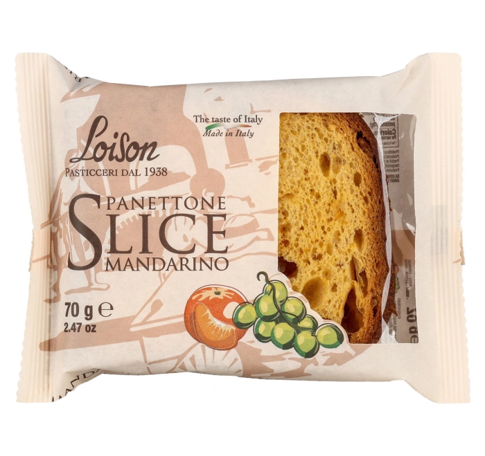 Loison panettone szelet mandarinos 70g