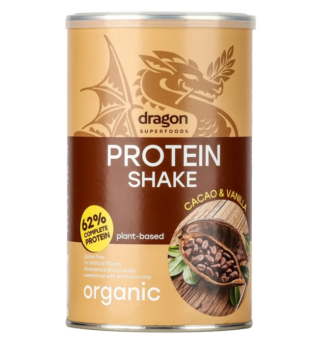 Dragon Superfoods kakaós-vaníliás fehérje shake 500g
