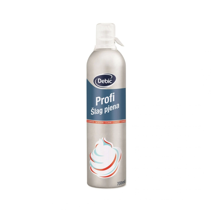 Debic slag pjena UHT tejszínhab spray cukrozott 26% 700ml
