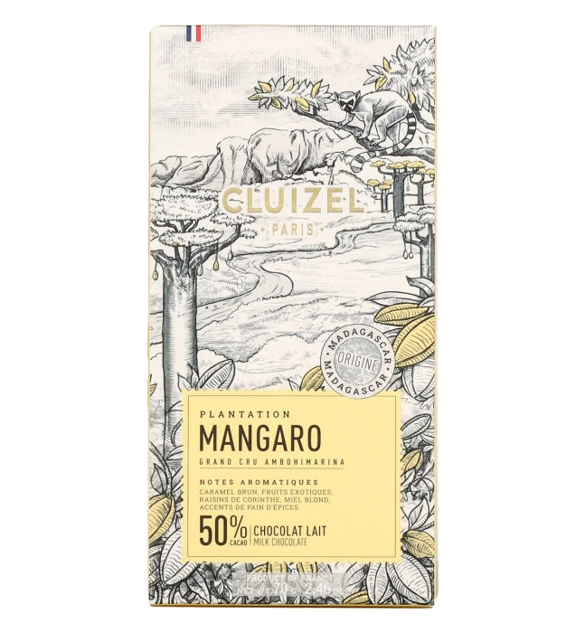 Cluizel Plantation 'Mangaro' tejcsokoládé 70g