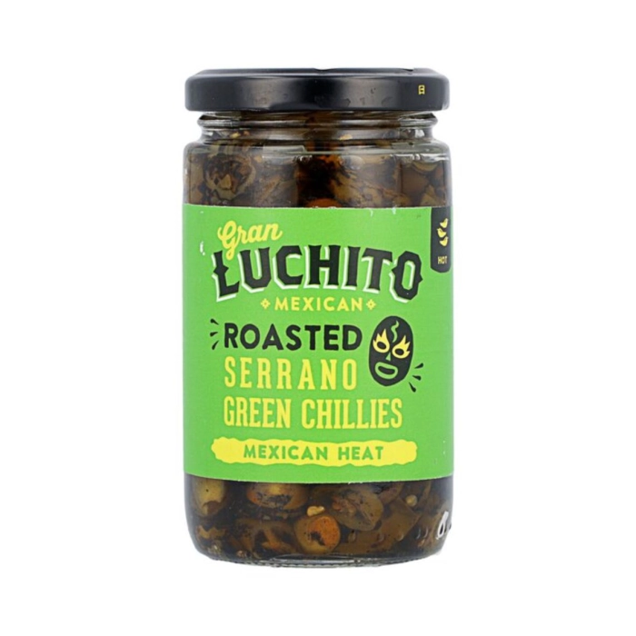 Gran Luchito pirított zöld serrano chili 215g