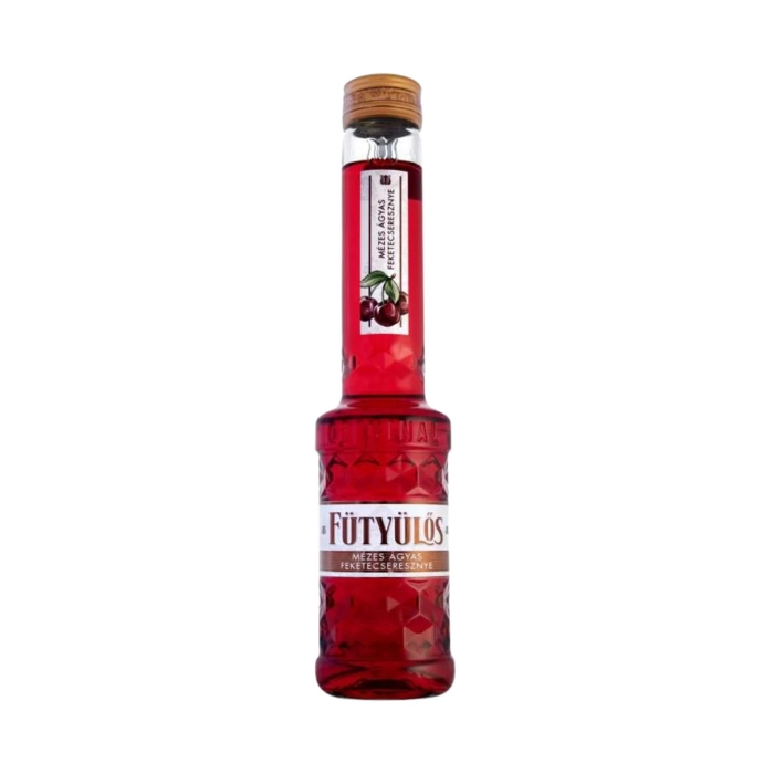 Fütyülős feketecseresznye likőr mézzel 24,5% 0,5l