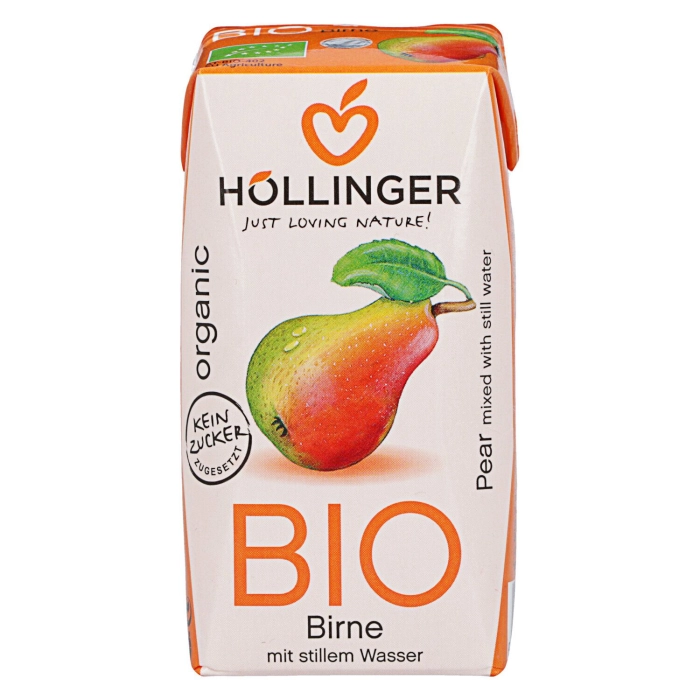 Höllinger körte bio gyümölcsital 0,2l
