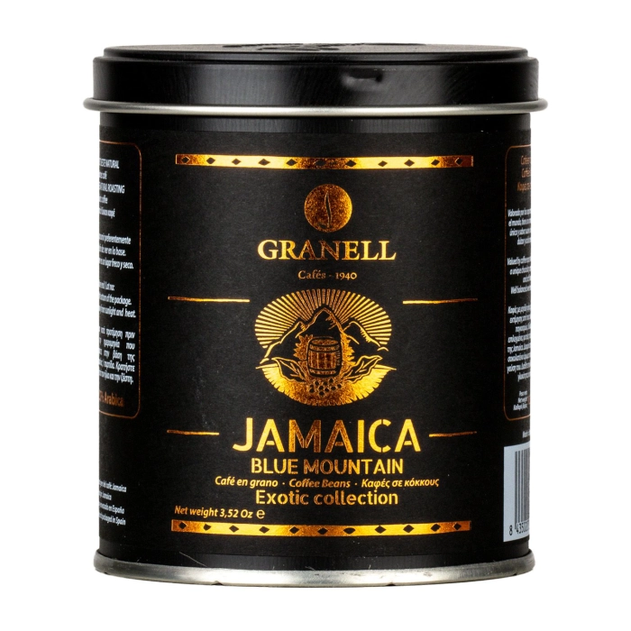 Granell Cafes Jamaica Blue Mountain természetes pörkölésű szemes kávé 100g