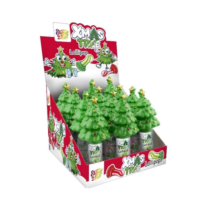 XMAS TREE LOLLIPOP 15G/12DB