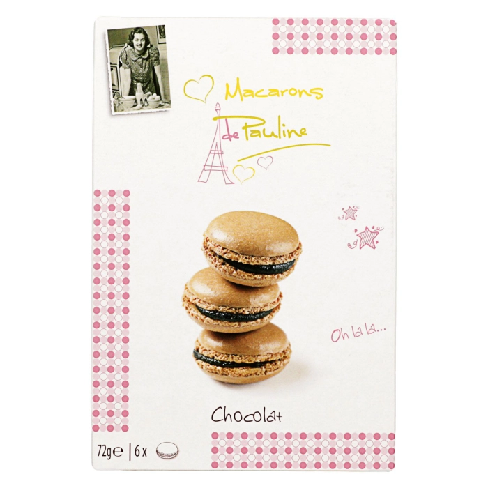 Macarons de Pauline macaroon csokoládés 6db 72g