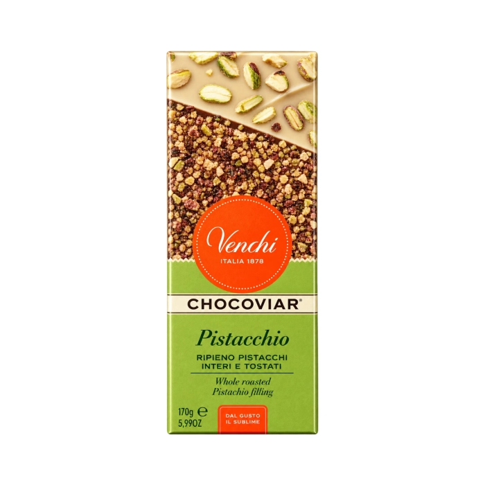 Venchi chocoviar pistacciho sort pisztáciás táblás csokoládé 170g