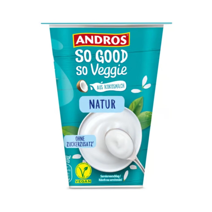 Andros kókusztej alapú, natúr vegán készítmény 350g