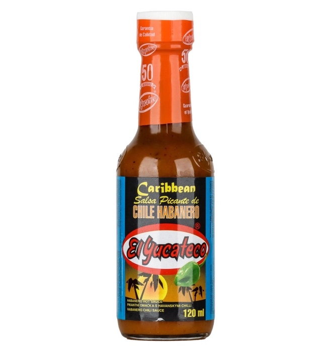 El Yucateco Caribbean Salsa picante de Chile habanero 120ml