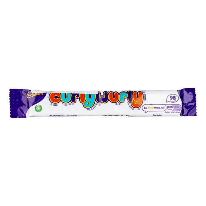 Cadbury Curly Wurly tejcsokoládé szelet karamellás töltelékkel 21,5g