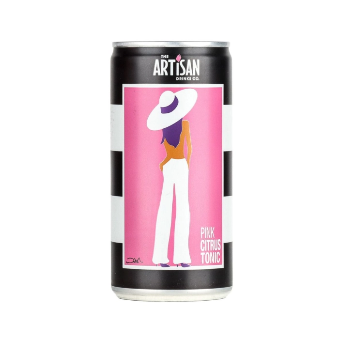 Artisan Drinks Pink citrus-tonik ízesítésű szénsavas ital (dobozos) 0,2l