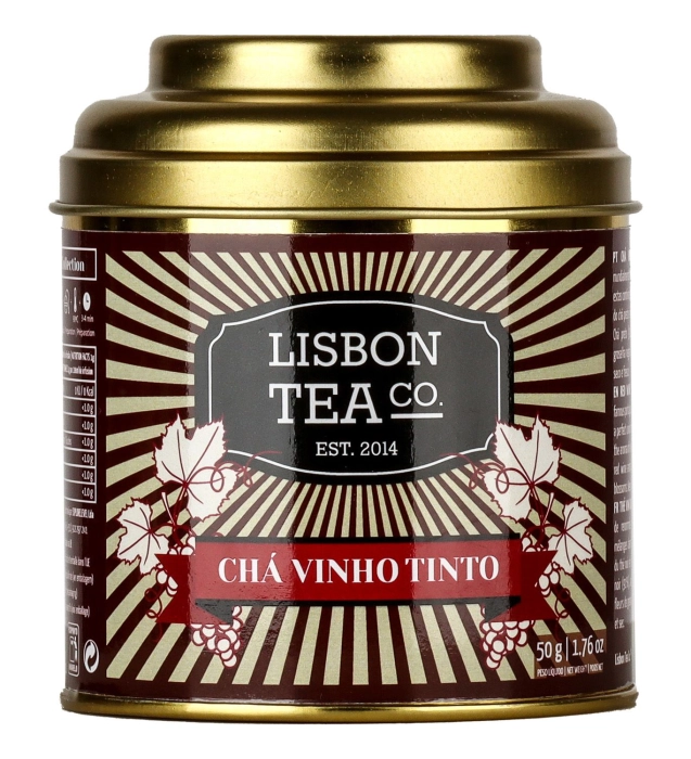 Lisbon tea vörösbor ízesítésű szálas fekete tea 50g