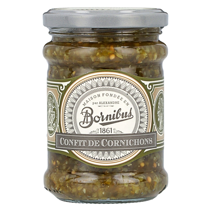 Bornibus Confit de Cornichons édes-savanyú uborka relish 250g