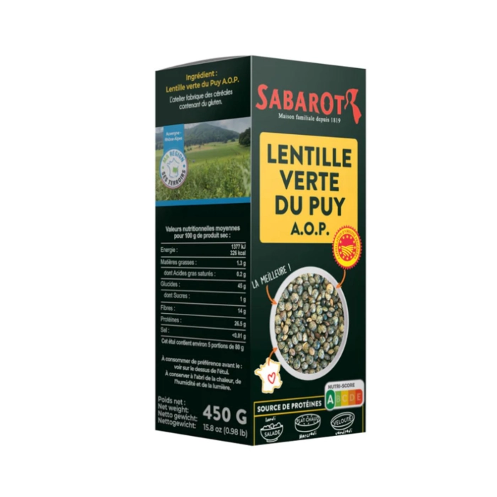Zöld Puy lencse 450g