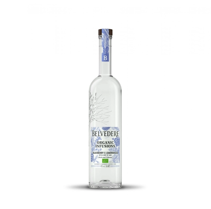 Belvedere Organic Infusions Blackberry & Lemongrass vodka 40% 0,7l