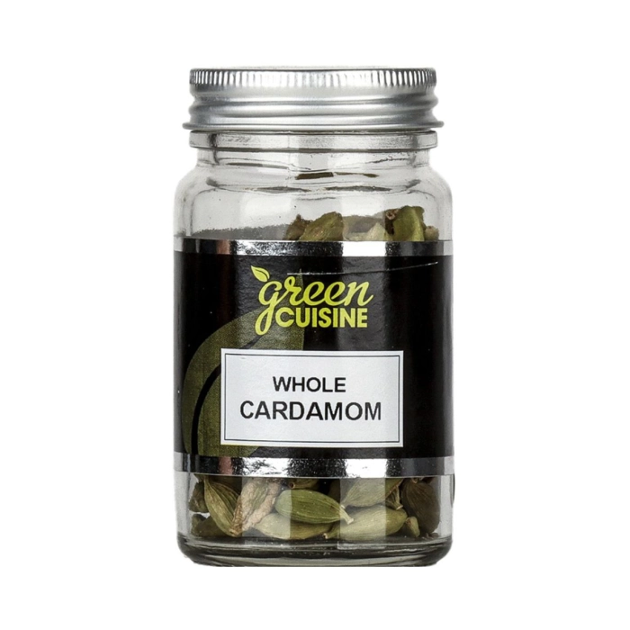 Green Cuisine zöld kardamom üvegben 25g