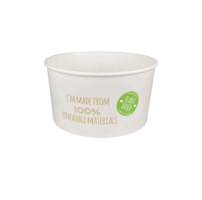 Exkluzív papír salátás tál FEHÉR 775 ml (45db/csomag) Future Smart