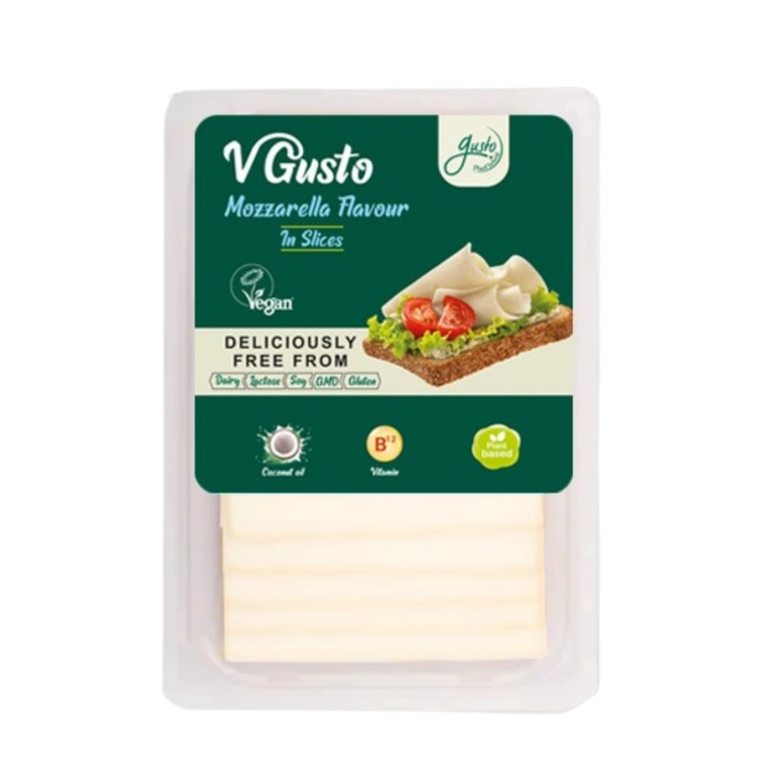 Gusto Vegan Mozarella ízű szeletek 140g