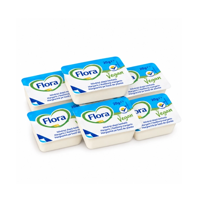 Flora mini laktózmentes vegán margarin 42% 20g 120db/karton