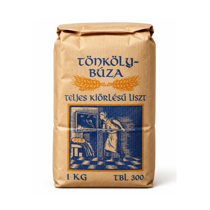Teljes kiőrlésű tönkölyliszt 1kg