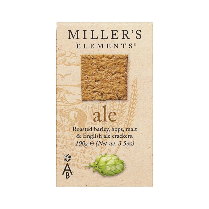 Miller’s Ale sör ízesítésű keksz pirított árpamalátával és komlóval 100g