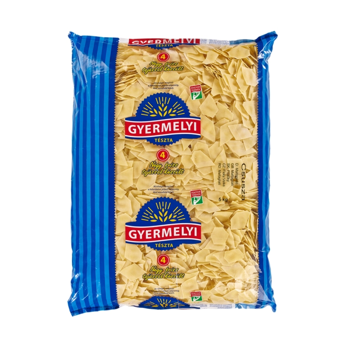 Gyermelyi 4 tojásos csusza tészta 5 kg