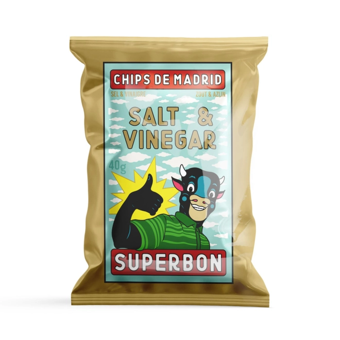 Superbon Chips de Madrid sós-ecetes ízesítésű burgonyachips 40g