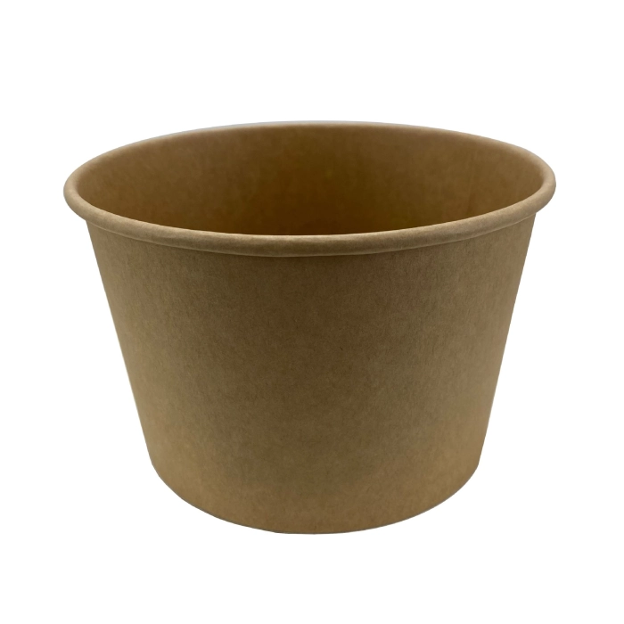 Kraft papír salátás tál 1150ml BEGREEN 50db/csomag
