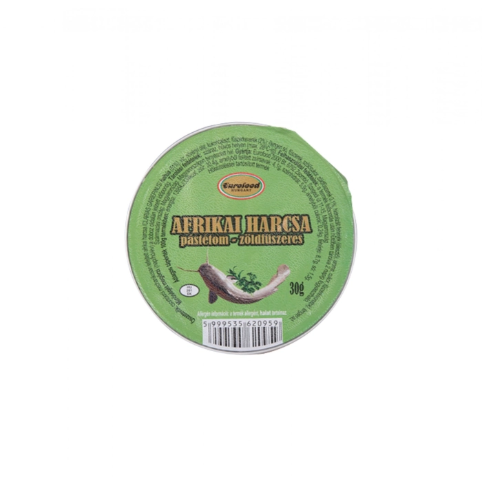 Eurofood zöldfűszeres afrikai harcsapástétom 30g