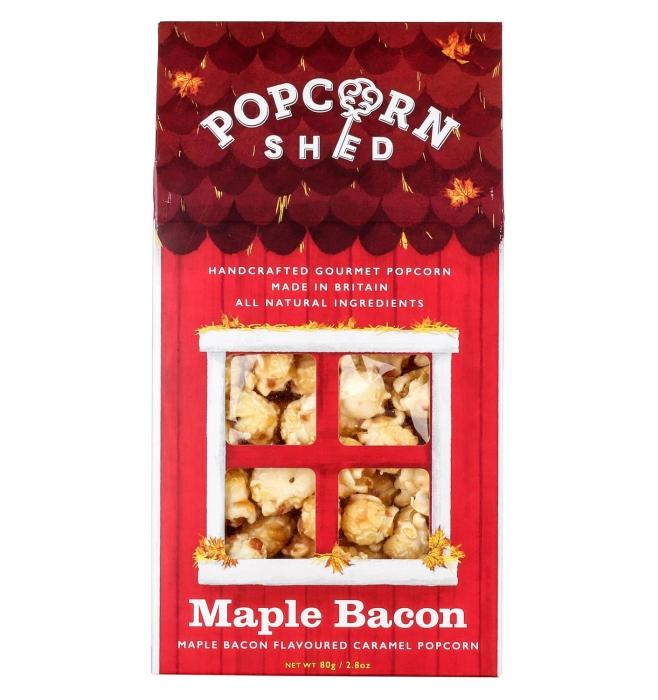 Popcorn Shed juharszirupos bacon ízesítésű popcorn 80g