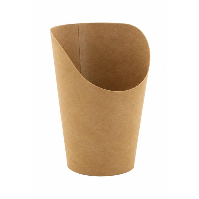 Chips, Tortilla, Wraps papírtölcsér 355ml (H:133mm, O:85mm) 50db/csomag