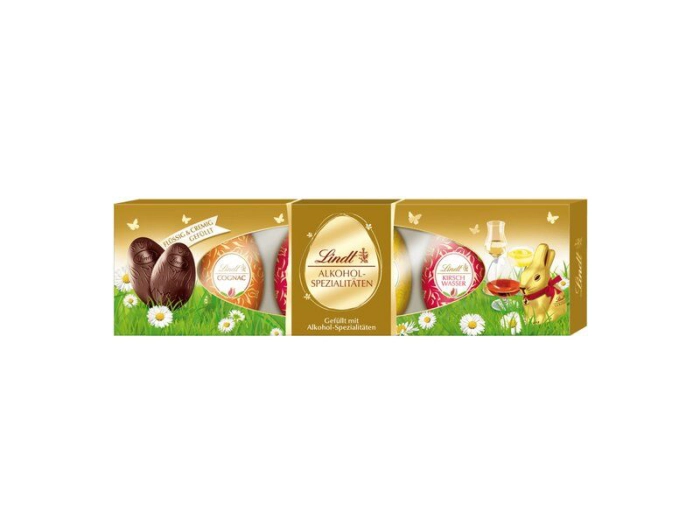 Lindt alkoholos töltelékes vegyes csoki tojás 108g