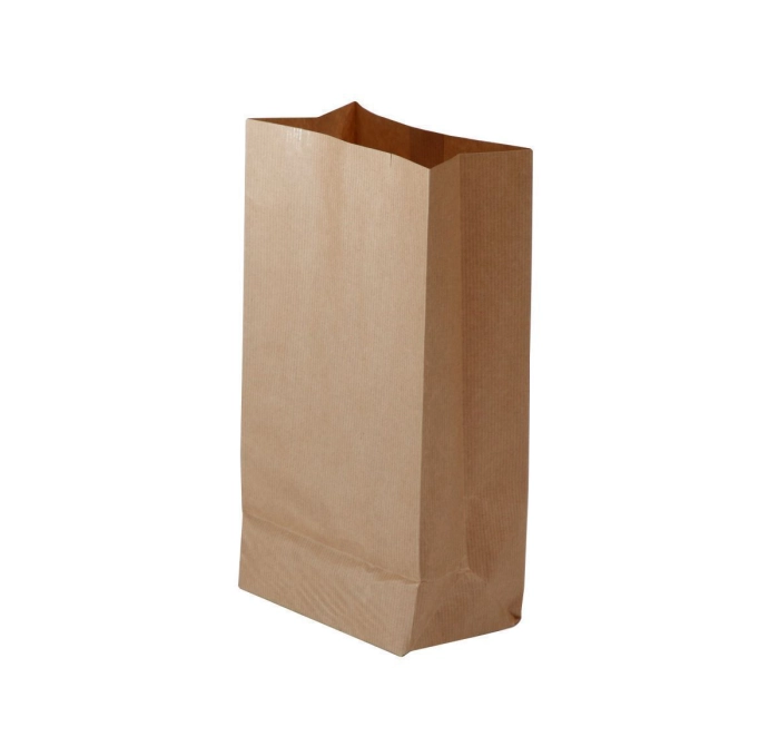 Papírtasak barna redős, talpas 230×320+100mm 70gr (250db/csomag)