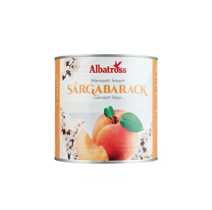 Sárgabarack konzerv 2600/1500g